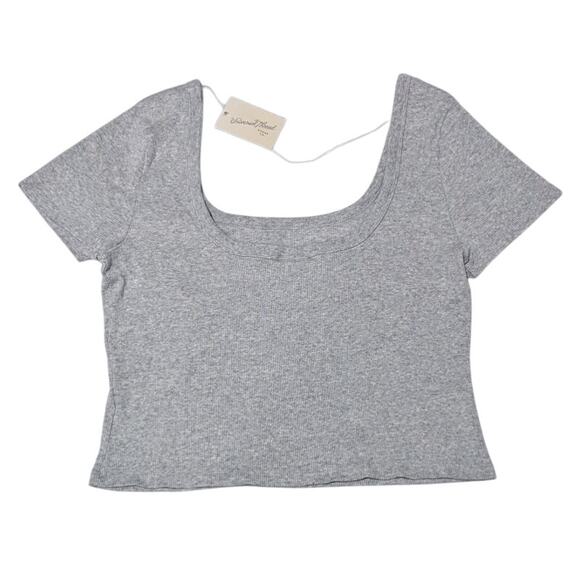 Grey Plus Crop Top Size XL - Picture 1 of 4